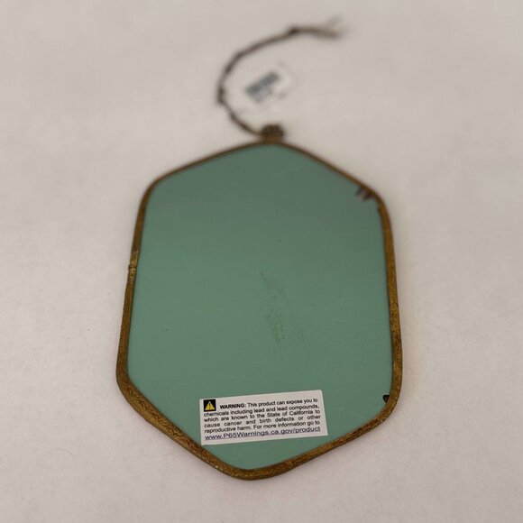 Anthropologie Painted Hanging Mirror Ornament NWT - Picture 2 of 5